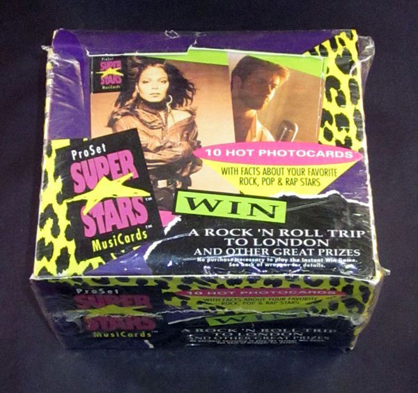 1991 Pro Set Music Superstars Series 1 Trading Card Box 36 Packs EBay